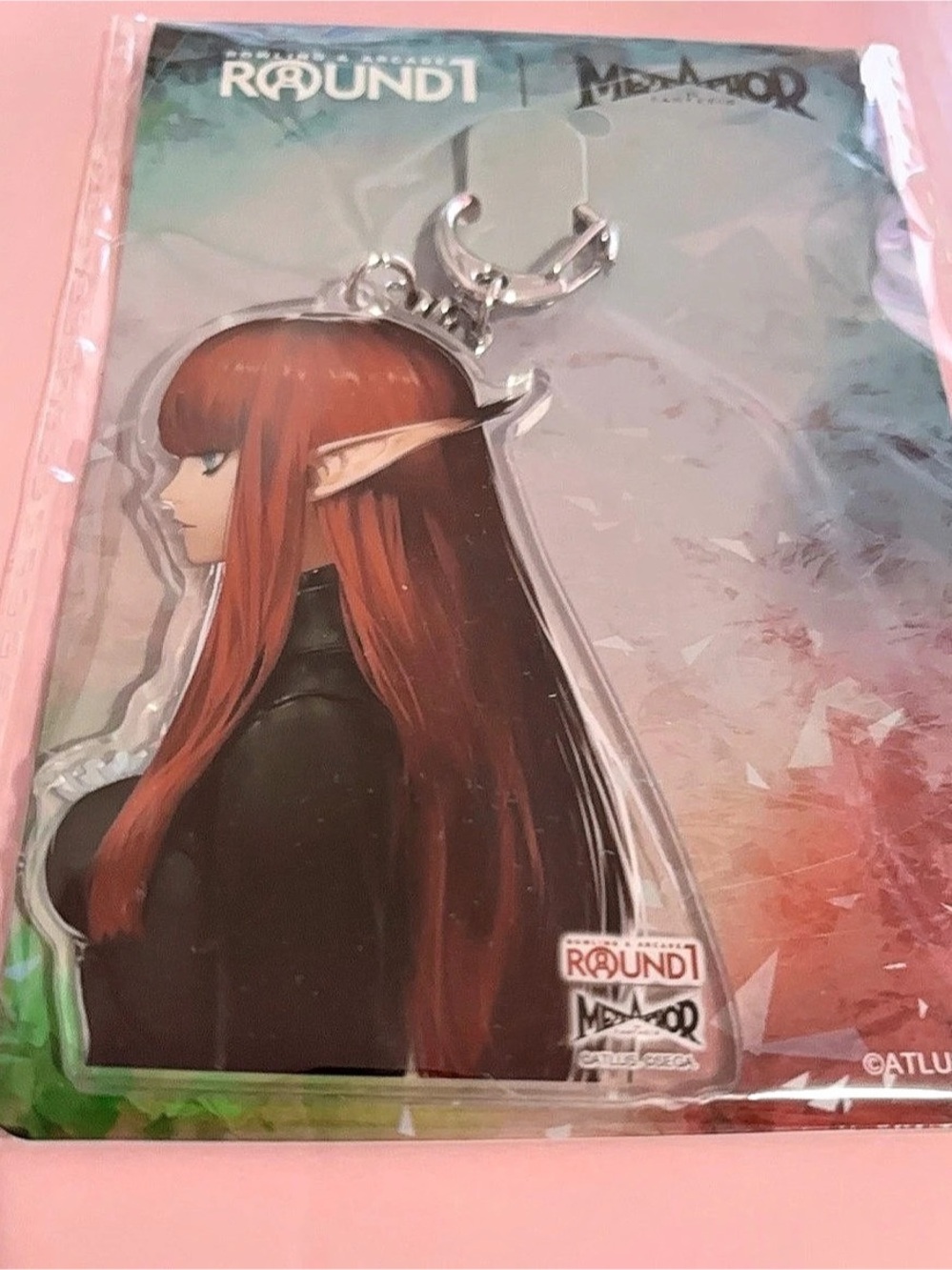 Atlus USA Persona 5 Makoto Niijima keychain Red & Black NWT